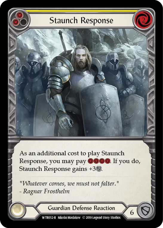 Staunch Response — Welcome to Rathe — Rainbow Foil