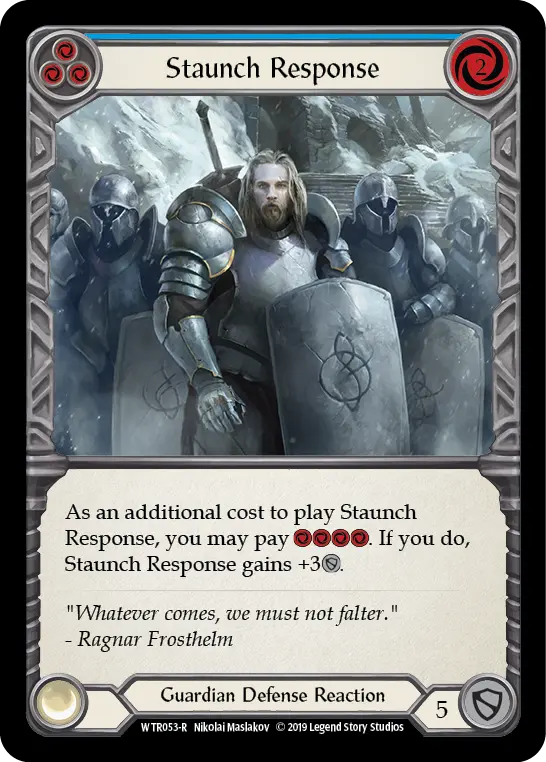 Staunch Response — Welcome to Rathe — Rainbow Foil