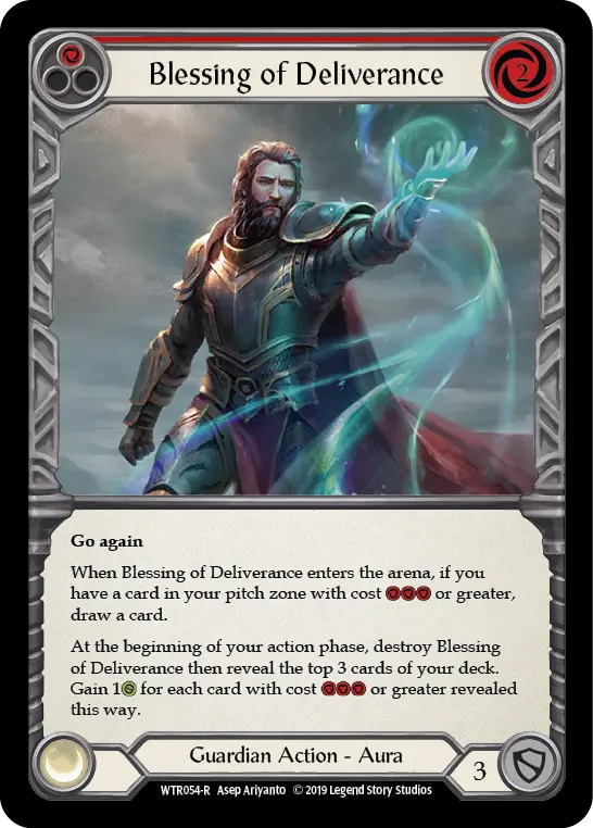 Blessing of Deliverance — Welcome to Rathe — Rainbow Foil