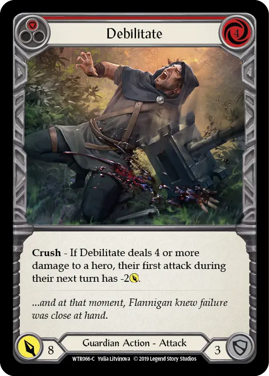 Debilitate — Welcome to Rathe — Rainbow Foil