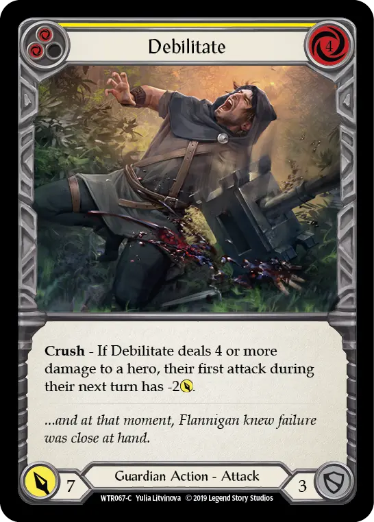Debilitate — Welcome to Rathe — Rainbow Foil