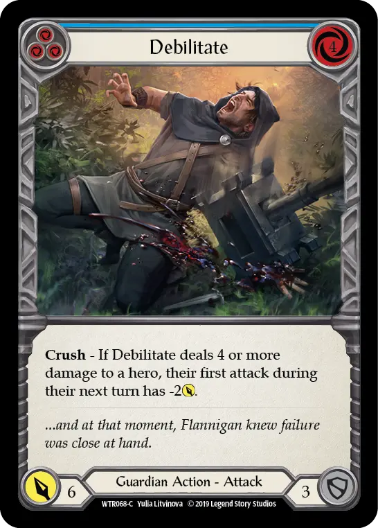 Debilitate — Welcome to Rathe — Rainbow Foil