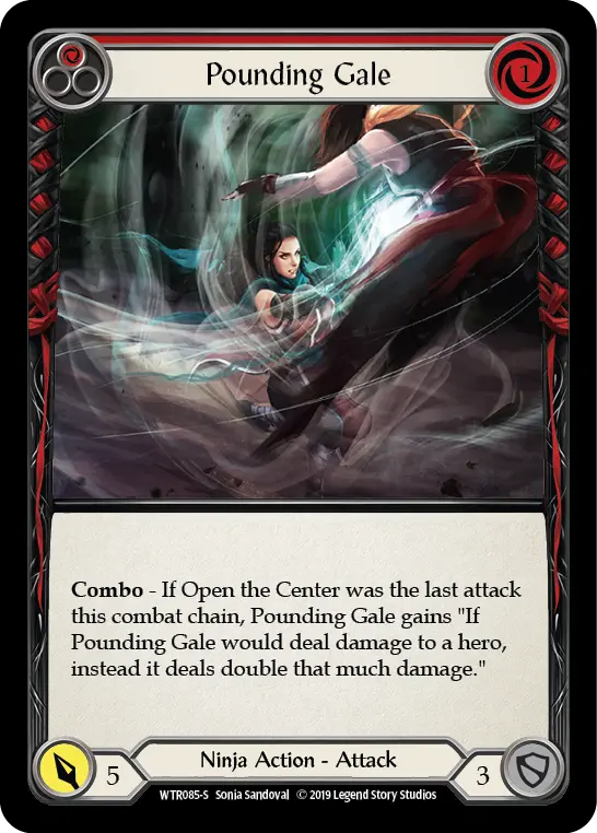 Pounding Gale — Welcome to Rathe — Rainbow Foil