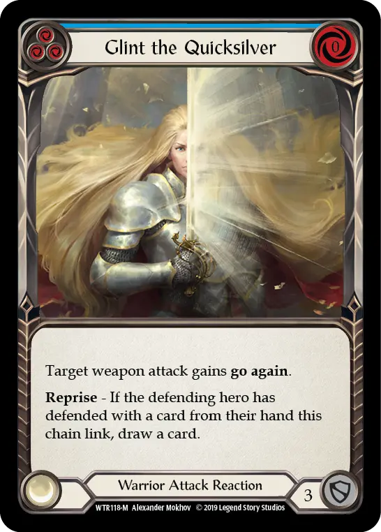 Glint the Quicksilver — Welcome to Rathe — Rainbow Foil