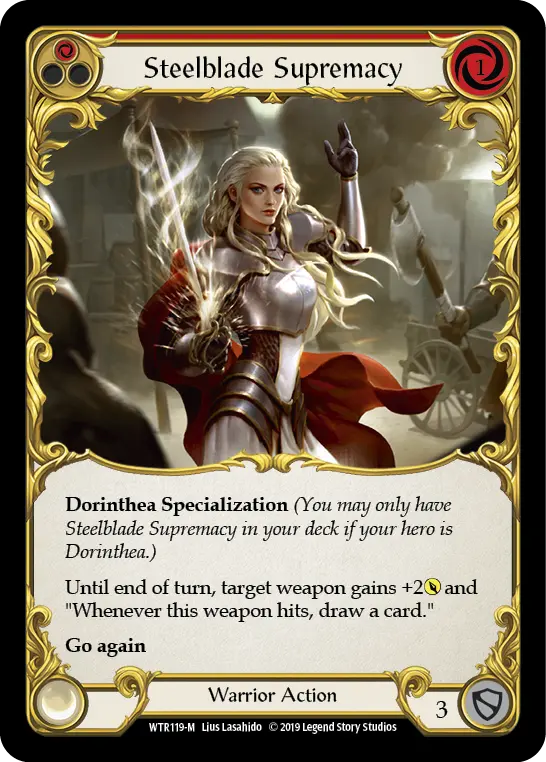 Steelblade Supremacy — Welcome to Rathe — Rainbow Foil