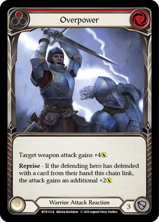Overpower — Welcome to Rathe — Rainbow Foil
