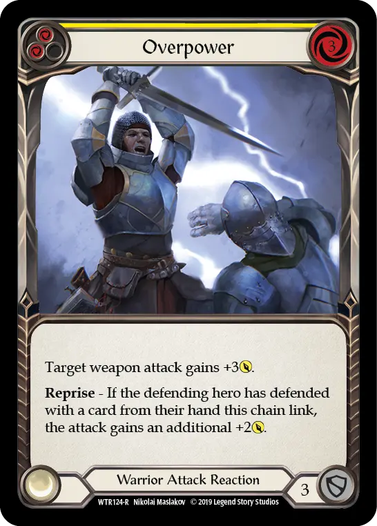 Overpower — Welcome to Rathe — Rainbow Foil