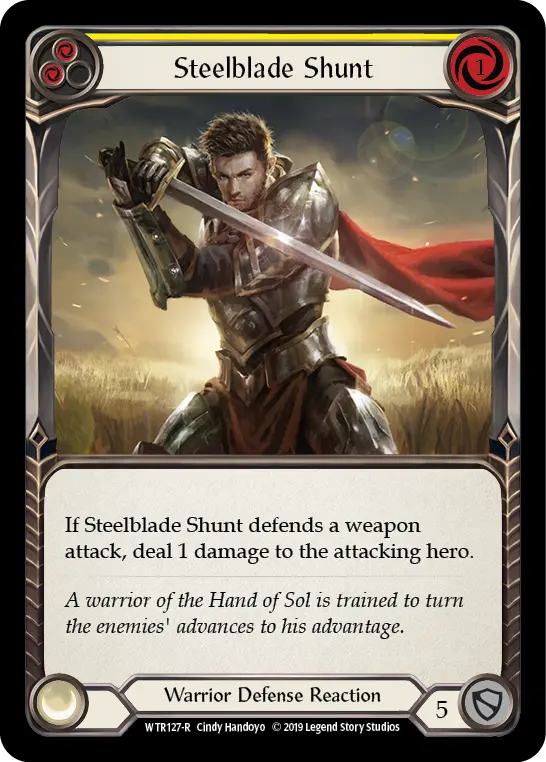Steelblade Shunt — Welcome to Rathe — Rainbow Foil