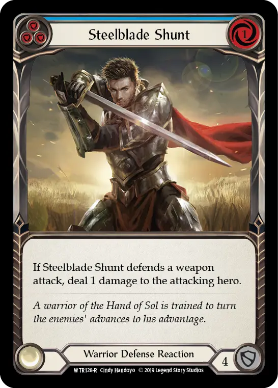 Steelblade Shunt — Welcome to Rathe — Rainbow Foil