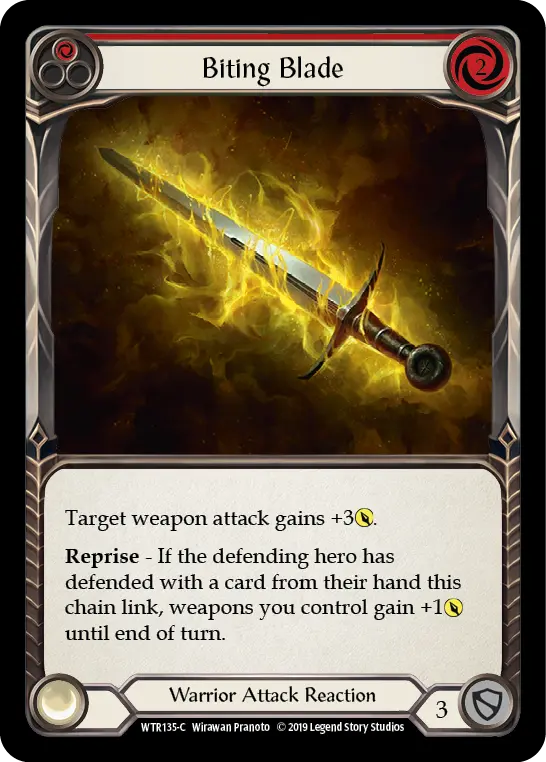 Biting Blade — Welcome to Rathe — Rainbow Foil