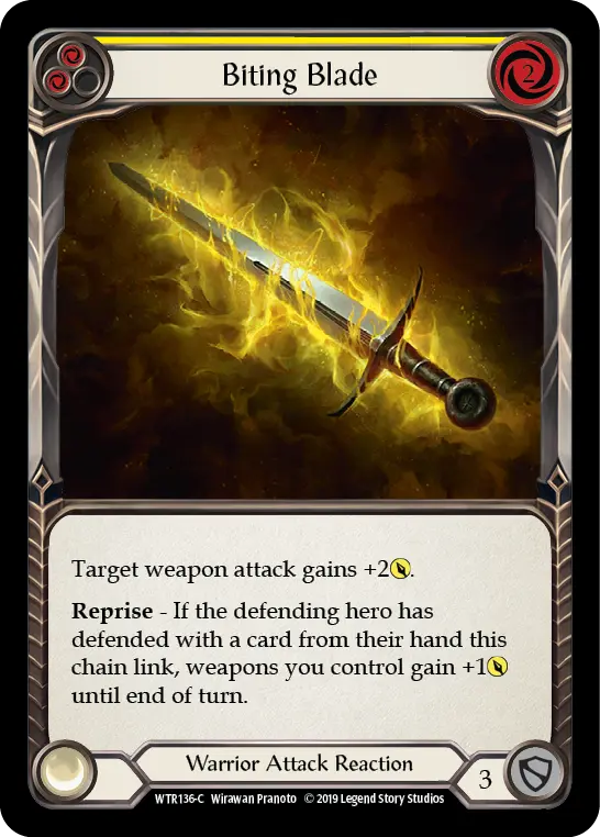 Biting Blade — Welcome to Rathe — Rainbow Foil