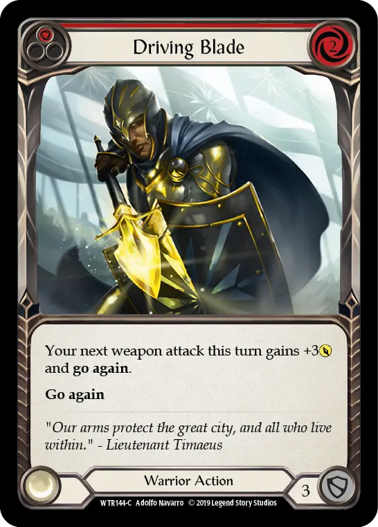 Driving Blade — Welcome to Rathe — Rainbow Foil