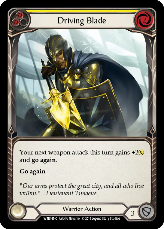 Driving Blade — Welcome to Rathe — Rainbow Foil