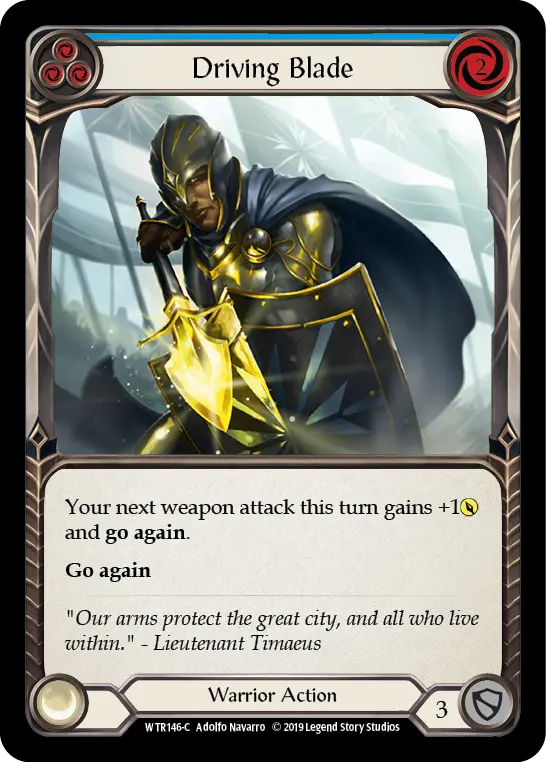 Driving Blade — Welcome to Rathe — Rainbow Foil