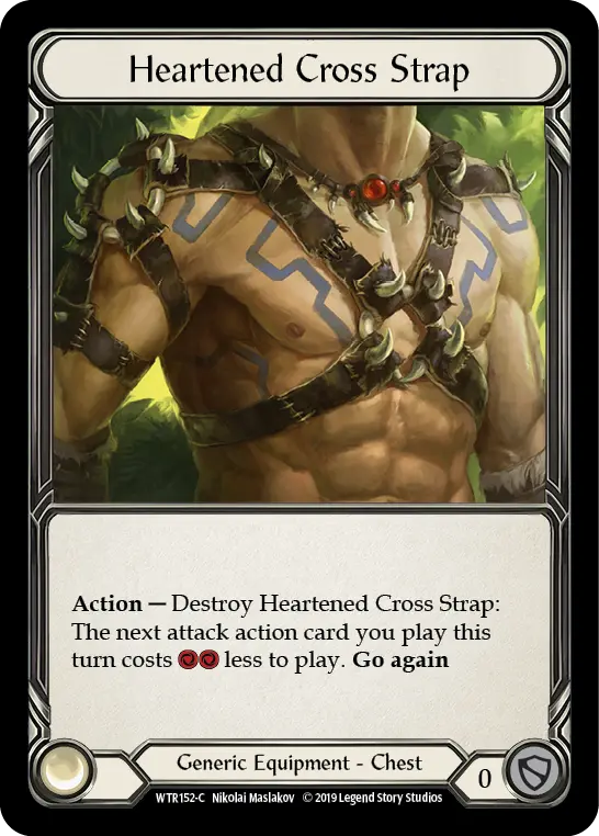 Heartened Cross Strap — Welcome to Rathe — Cold Foil