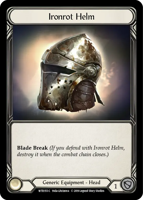 Ironrot Helm — Welcome to Rathe — Cold Foil