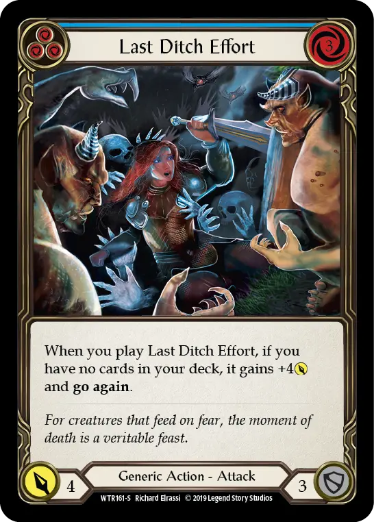 Last Ditch Effort — Welcome to Rathe — Rainbow Foil