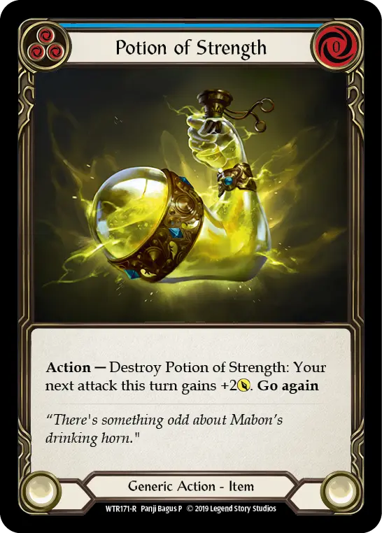 Potion of Strength — Welcome to Rathe — Rainbow Foil