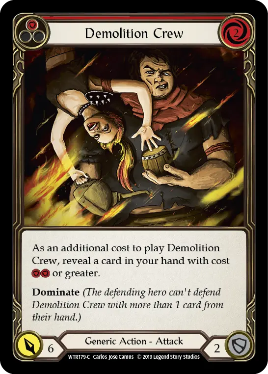 Demolition Crew — Welcome to Rathe — Rainbow Foil