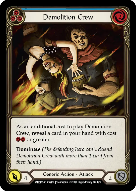 Demolition Crew — Welcome to Rathe — Rainbow Foil
