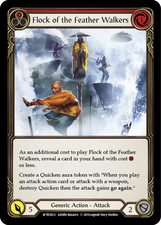 Flock of the Feather Walkers — Welcome to Rathe — Rainbow Foil