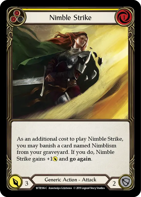 Nimble Strike — Welcome to Rathe — Rainbow Foil