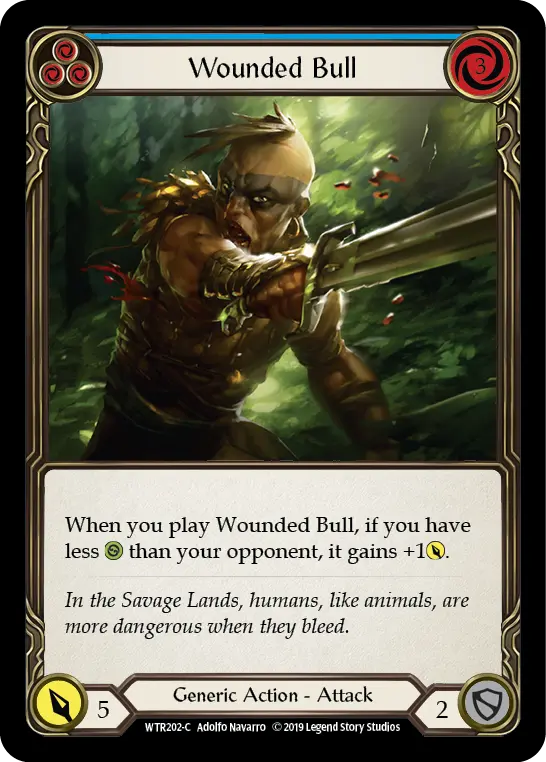 Wounded Bull — Welcome to Rathe — Rainbow Foil