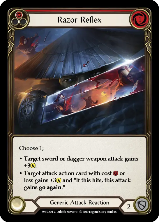 Razor Reflex — Welcome to Rathe — Rainbow Foil