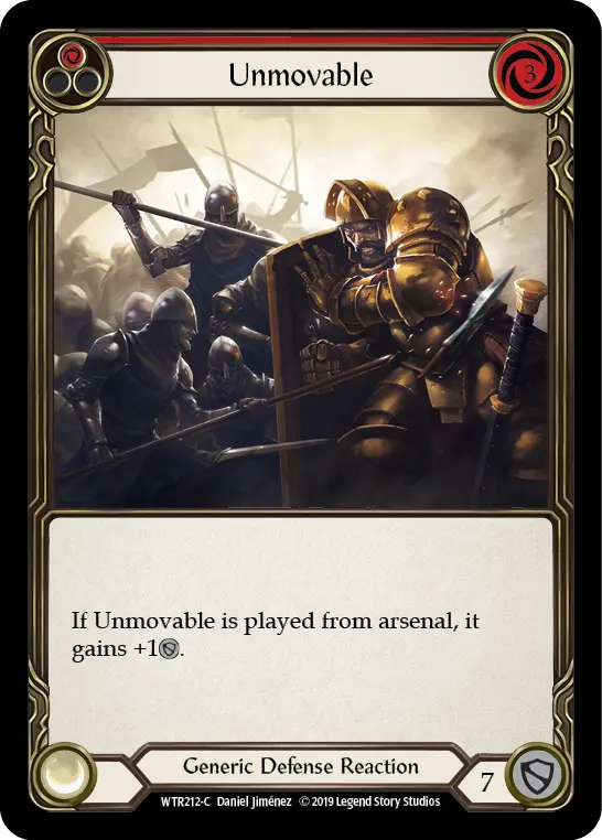 Unmovable — Welcome to Rathe — Rainbow Foil
