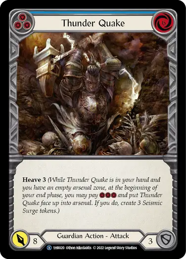 Thunder Quake - Flesh and Blood (FAB) | Fablazing