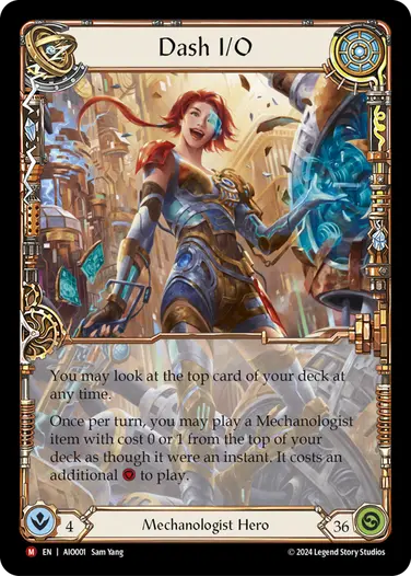 Dash I/O CC 構築済みデッキ　＋　Armory　Deck アーモリーデッキ「ダッシュ」 - フレッシュ＆ブラッドTCG