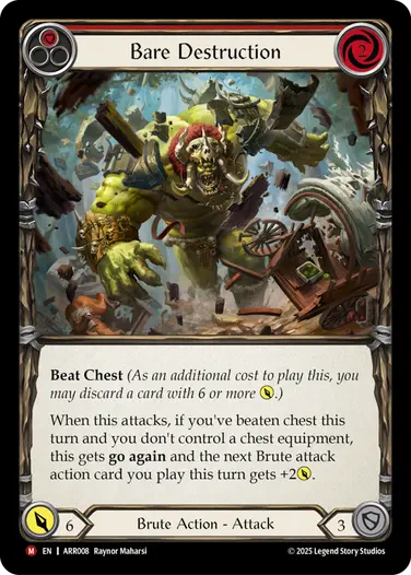 Bare Destruction