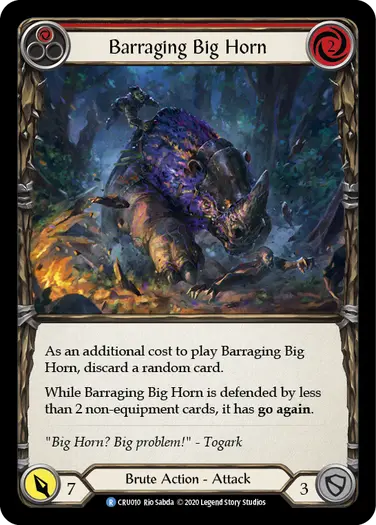Barraging Big Horn
