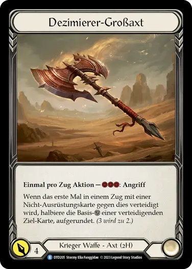 【FaB】Decimator Great Axe (英/CF) 斧 DE_DTD205-CF.webp