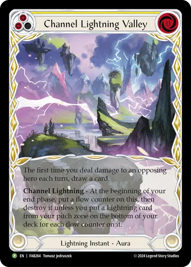 Channel Lightning Valley - Flesh and Blood (FAB) | Fablazing