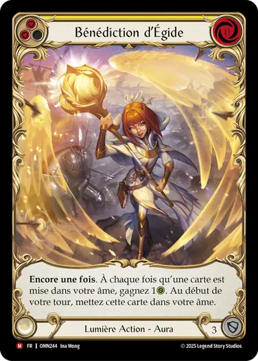FaB Blessing on Aegis イージスの祝福 CF Blessing of Aegis - Flesh and Blood (FAB) | Fablazing