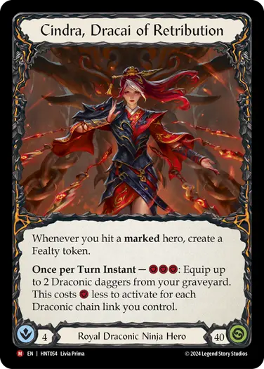 FaB Calling プロモ　２セット　Cindra ver Cindra - Flesh and Blood TCG