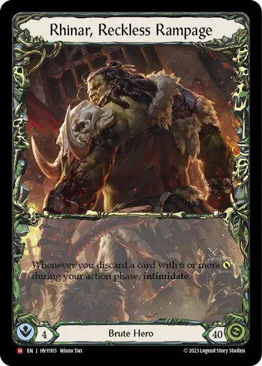 Rhinar - Flesh and Blood TCG