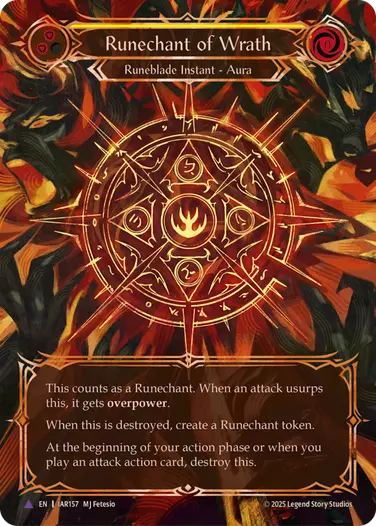 Runechant of Wrath - Flesh and Blood (FAB) | Fablazing