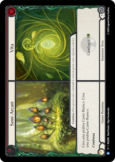 Arcane Seeds // Life - Flesh and Blood (FAB) | Fablazing