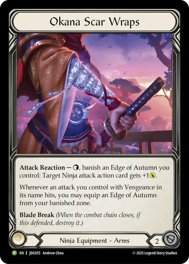 Okana Scar Wraps - Flesh and Blood (FAB) | Fablazing