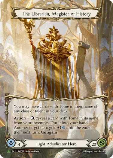 The Librarian, Magister of Knowledge