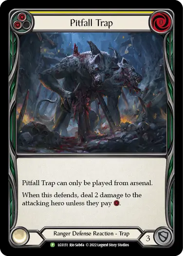flesh and blood trap cards Spike Pit [OUT104] (Outsiders) Rainbow Foil Outsiders Finish Why No One Plays the