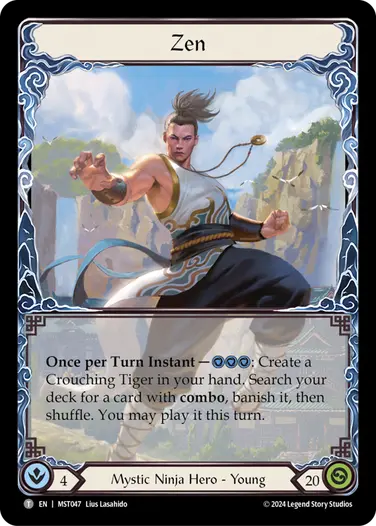 その他 FaB Zen Tamer of Purpose Marvel CF Zen - Flesh and Blood TCG