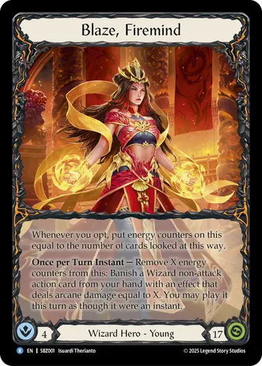 Silver Age Chapter 3 - Blaze, Firemind - Flesh and Blood TCG