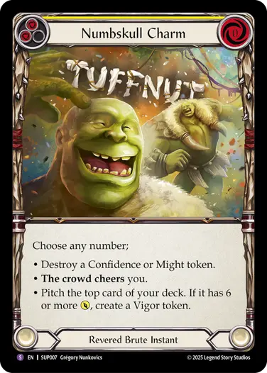 Numbskull Charm