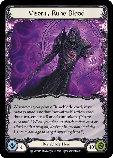 Viserai cold promo フレッシュアンドブラッド fab Viserai - Flesh and Blood TCG
